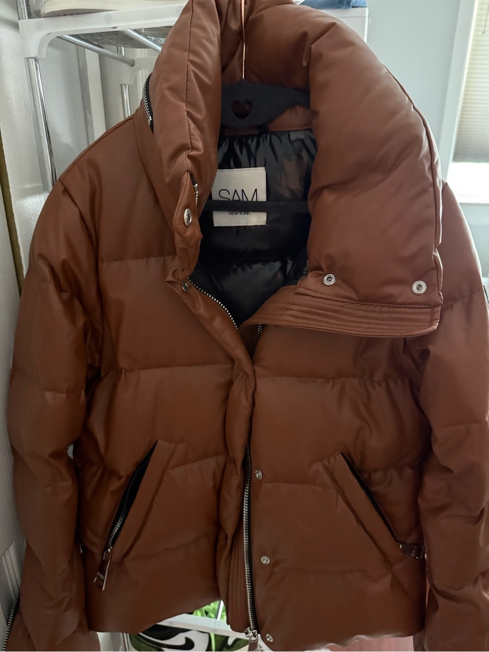 SAM. Brown Women’s Puffer Jacket